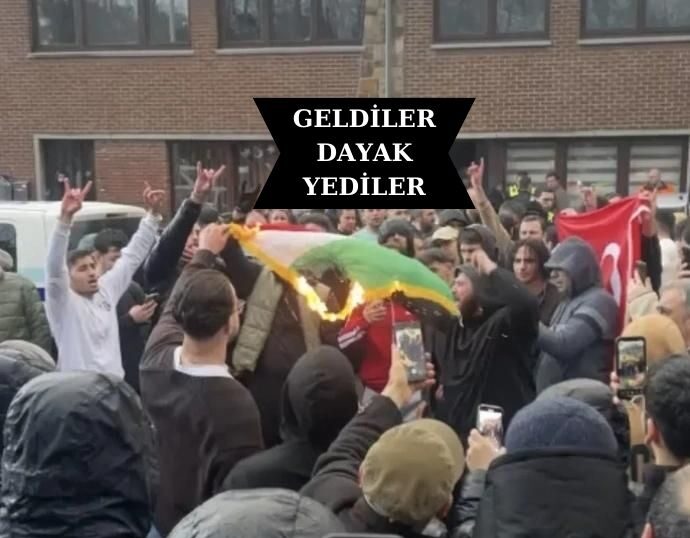 Belçika’da PKK yandaşlarından provokasyon girişimi…