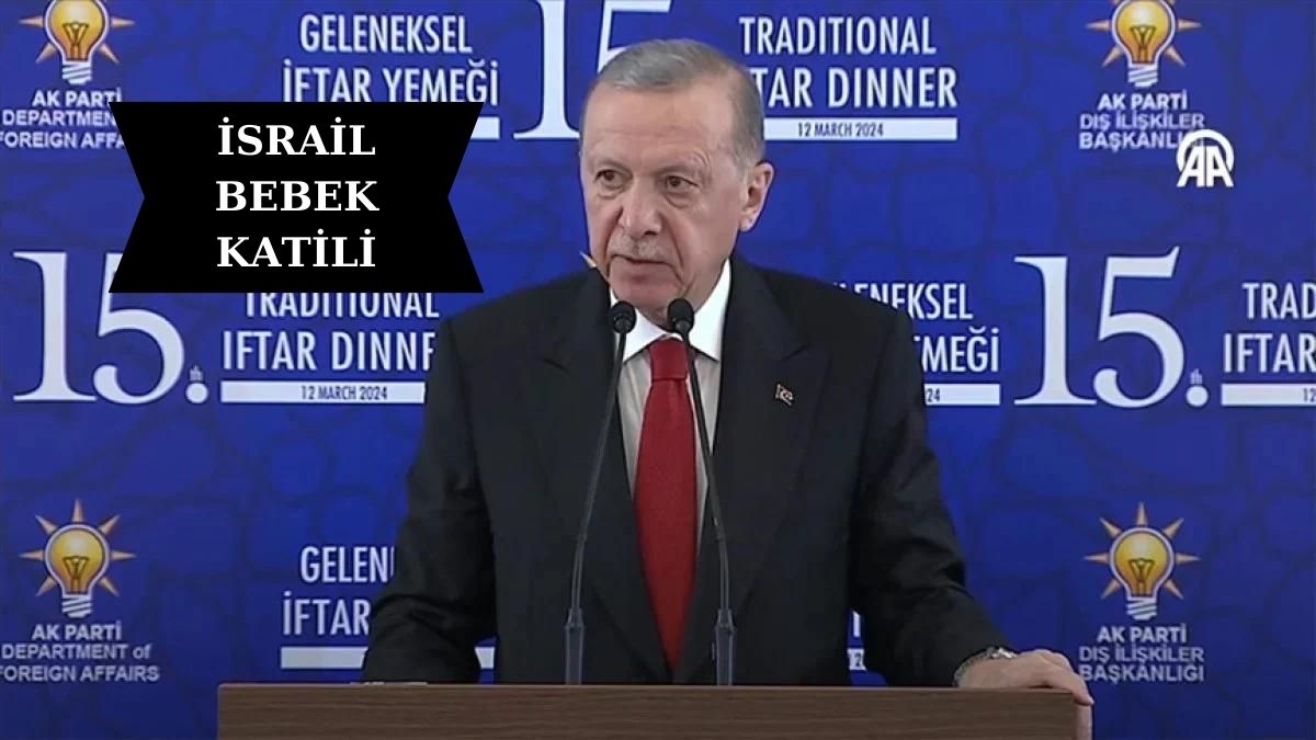 Erdoğan’dan İsrail’e sert sözler…