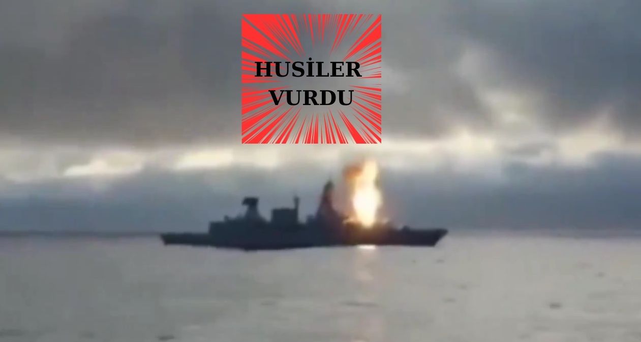 Kızıldeniz’de Alman savaş gemisinde patlama…