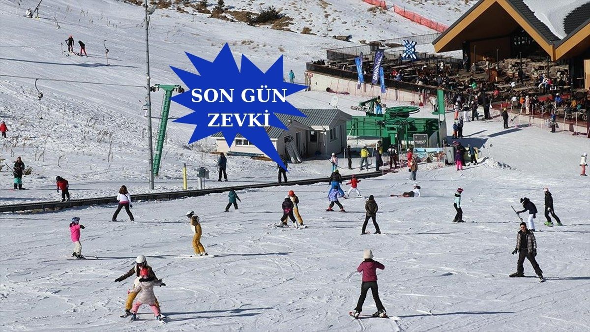 Kartalkaya’da kayak sezonu kapandı…