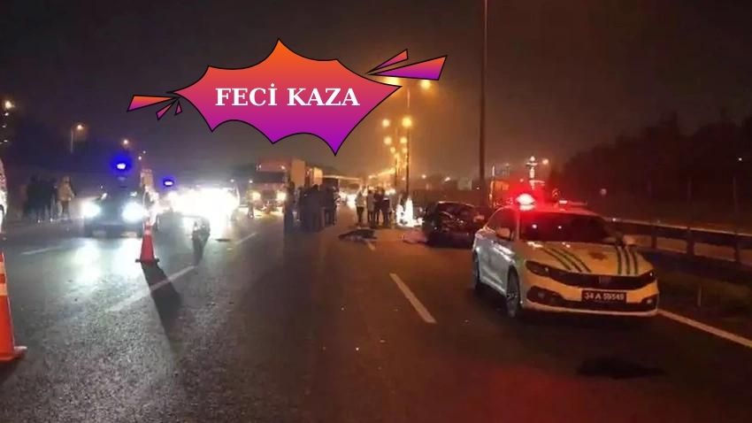 TEM’de feci kaza: 5 kişi hayatını kaybetti…