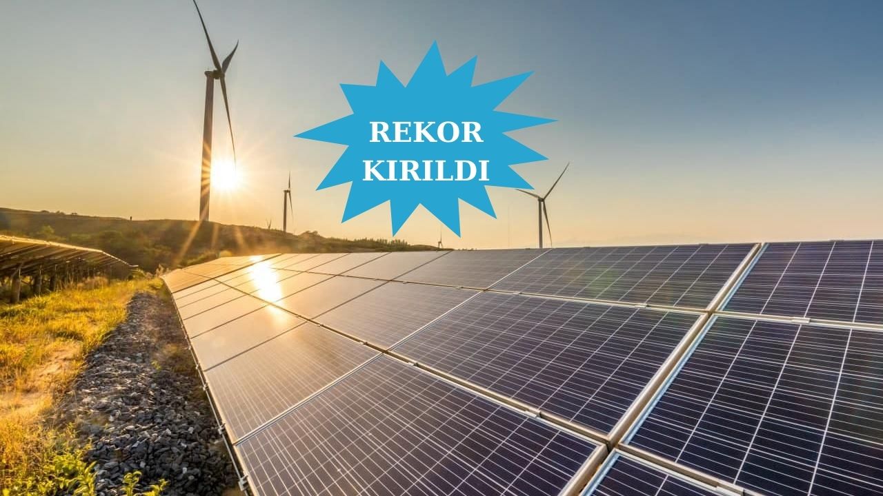Türkiye’de yenilenebilir enerjiden elektrik üretim rekoru…