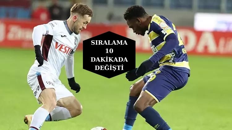 Küme düşen son takım Ankaragücü…