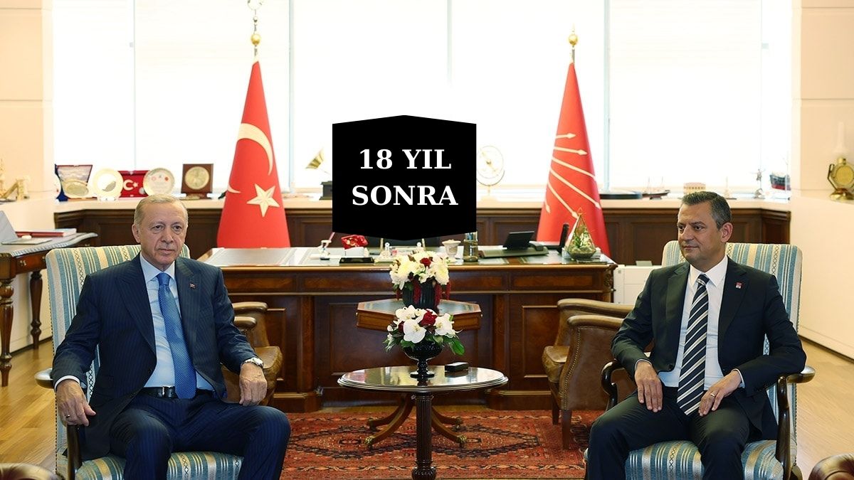 Erdoğan, CHP Genel Merkezi’nde Özgür Özel ile görüştü…