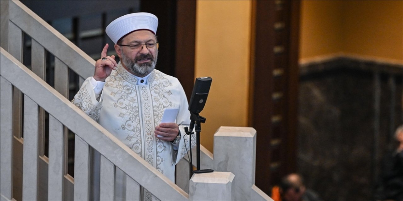 Diyanet İşleri Başkanı Erbaş: Ölümse ölüm, idamsa idam…