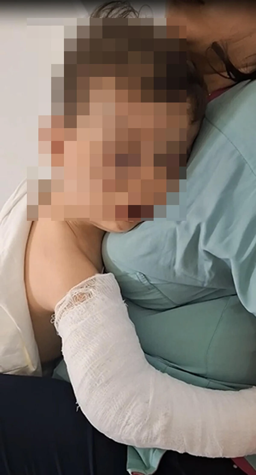 2 yaşındaki bebek vahşeti yaşadı