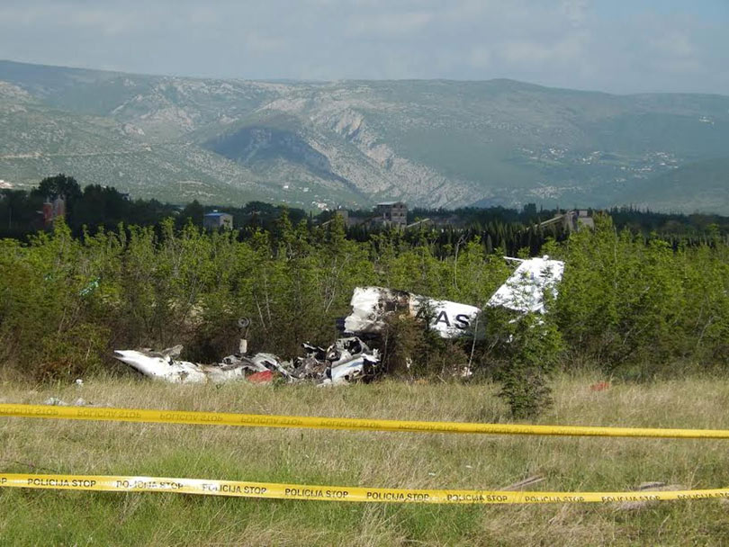 Erzurum’da 2 kişilik uçak düştü
